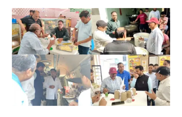 दीपावली से पहले खाद्य सुरक्षा विभाग की बड़ी कार्रवाई — 20 मिठाई सैंपल में से 5 पाए गए मिलावटी