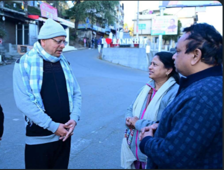 अल्मोड़ा में सीएम धामी का जनसंवाद, चाय पर चर्चा कर लोगों से लिया योजनाओं का फीडबैक